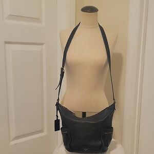 Fossil brown leather crossbody bag 11x13x8.5